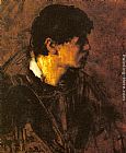 Antoine Vollon Portrait of a Man painting